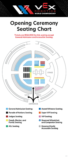 VEXWorldsOpeningCeremonySeatingChart2023
